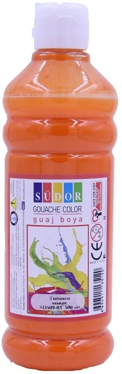 SÜDOR GUAJ BOYA 500 ML TURUNCU SD509-03