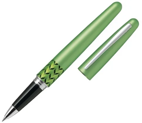 PILOT ROLLER KALEM MR-3 MEDIUM RETRO POP METALİK YEŞİL &amp; MARBLE RING BL-VBMR3-7-MB-B-E