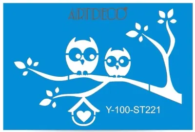 ARTDECO STENCIL A4 AŞK HİKAYESİ Y-100-ST221