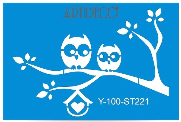 ARTDECO STENCIL A4 AŞK HİKAYESİ Y-100-ST221