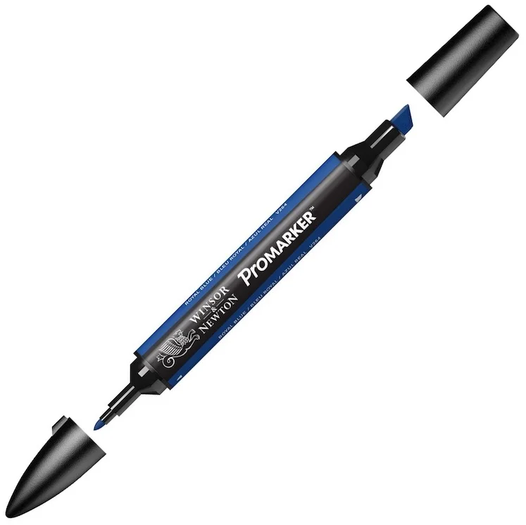W&amp;N PROMARKER KALEM ROYAL BLUE 045 (V264) WN-0203045