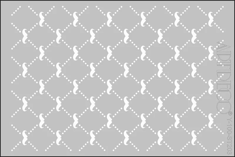 ARTDECO STENCIL A4 VINTAGE BAY-1 Y-100-ST203