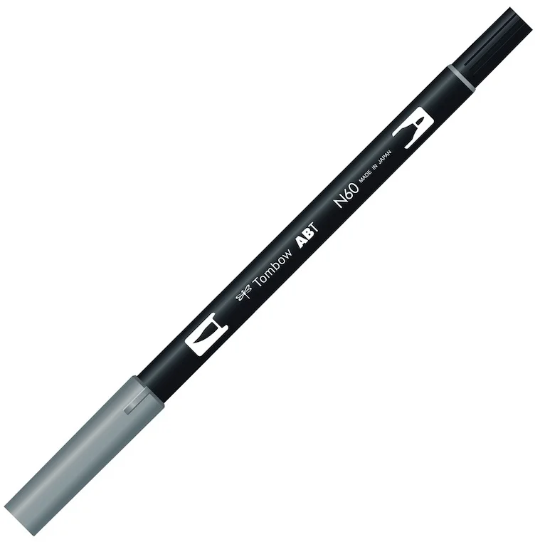TOMBOW AB-T DUAL BRUSH PEN GRAFİK KALEMİ COOL GRAY 6 (N60) T-AB-T N60