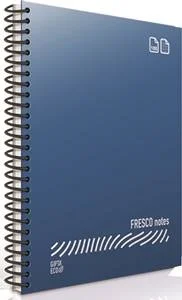 GIPTA DEFTER EKO FRESCO A5 SPİRALLİ PP KAPAK 72 YP. KARELİ 4943