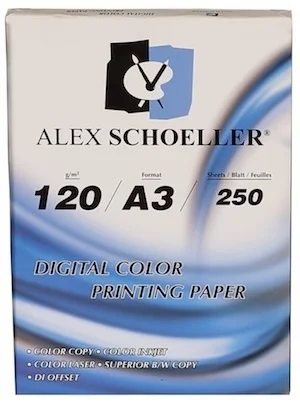 ALEX FOTOKOPİ KAĞIDI A3 120 GR 250 Lİ ALX-848
