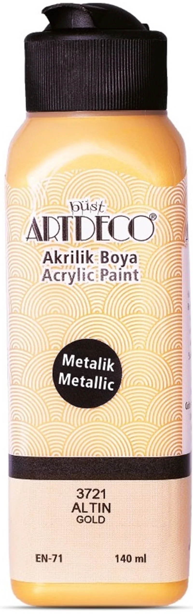 ARTDECO AKRİLİK BOYA METALİK 140 ML ALTIN Y-071R-3721