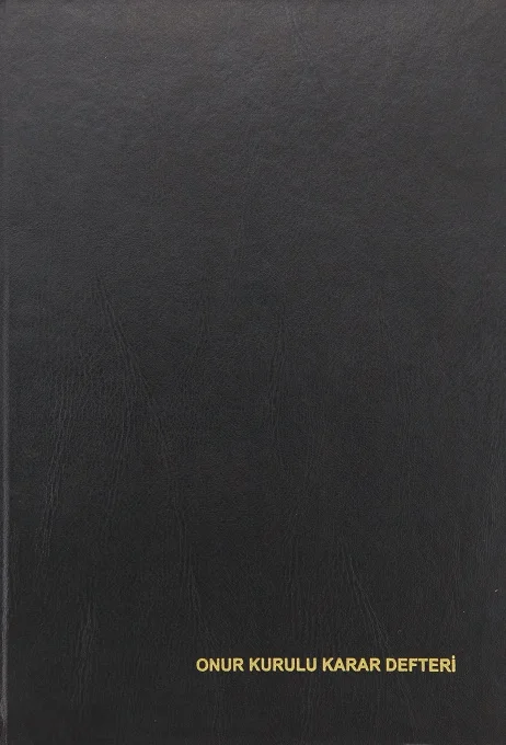 DİLMAN ONUR KURULU KARAR DEFTERİ CİLTLİ 22x32 96 YP 5348