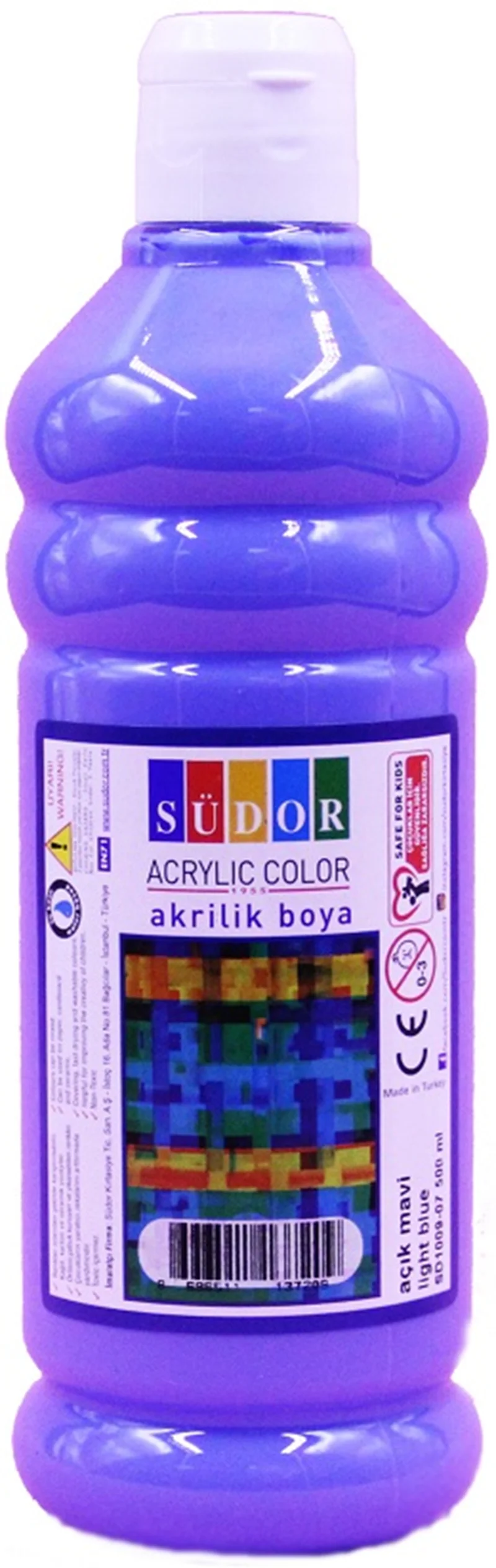 SÜDOR AKRİLİK BOYA 500 ML A.MAVİ SD1009-07