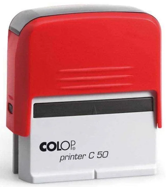 COLOP KAŞE COMPACT C50 KIRMIZI GÖVDE+KEÇE 15314109
