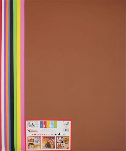SÜDOR EVA 50X70 10 RENK KARIŞIK SK29