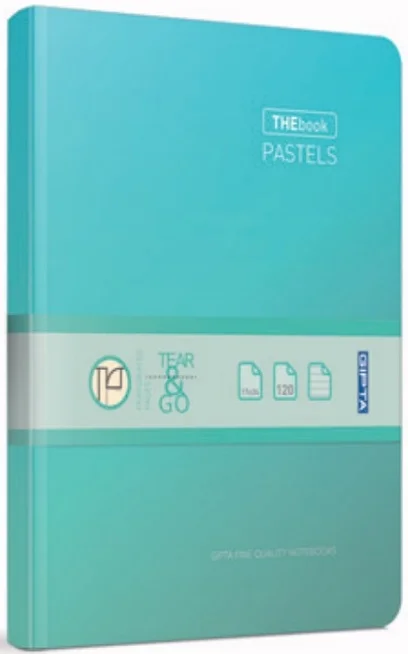 GIPTA DEFTER THEBOOK PASTELS 20x28 İPLİK DİKİŞLİ SERT KAPAK 400 YP. ÇİZGİLİ 3485
