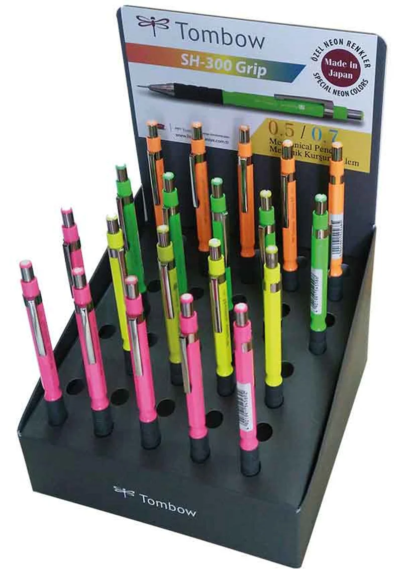 TOMBOW STAND SH-300 GRIP NEON KARTON (40 LIK) BOŞ T-A-TX8 EMPTY