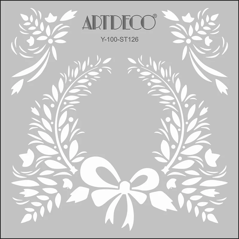 ARTDECO STENCIL 30x30 CM ORGANIC Y-100-ST126