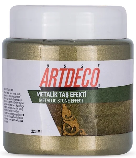 ARTDECO TAŞ EFEKTİ METALİK 220 ML ŞAMPANYA Y-054N-2016