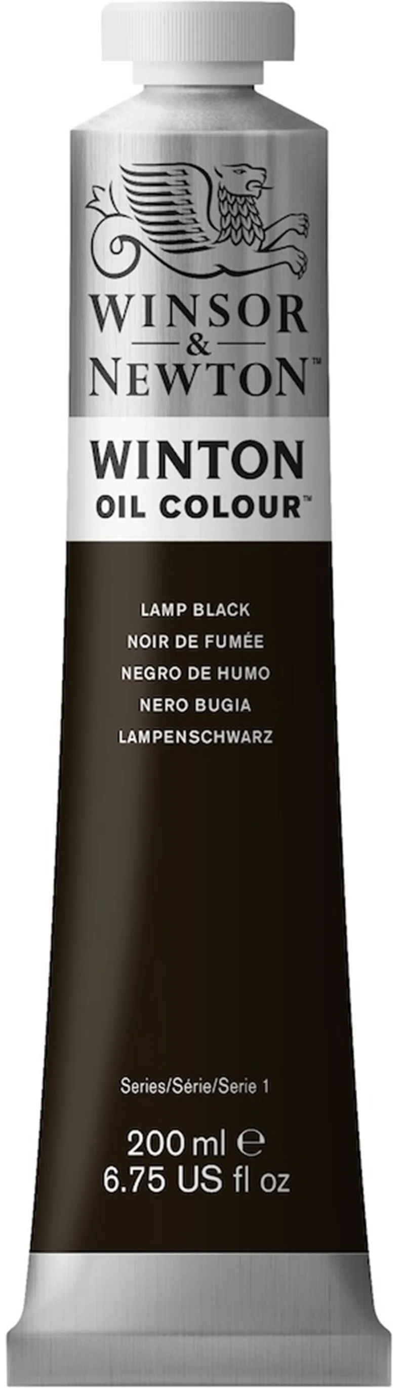 W&amp;N YAĞLI BOYA WINTON 200 ML LAMP BLACK 337 (25) WN-1437337