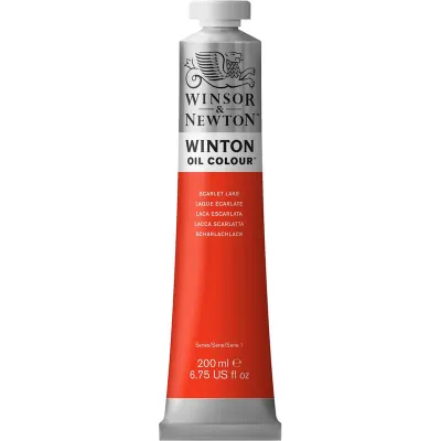 W&amp;N YAĞLI BOYA WINTON 200 ML SCARLET LAKE 603 (38) WN-1437603