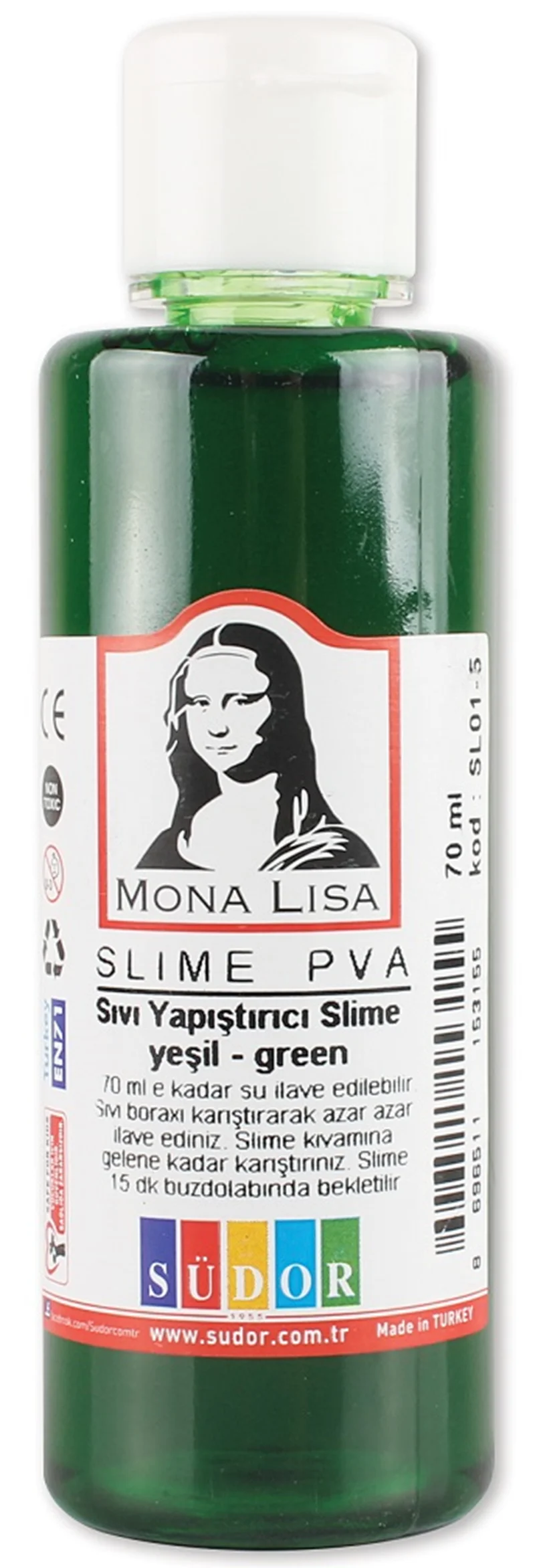 SÜDOR SLIME 70 ML YEŞİL SL01-5