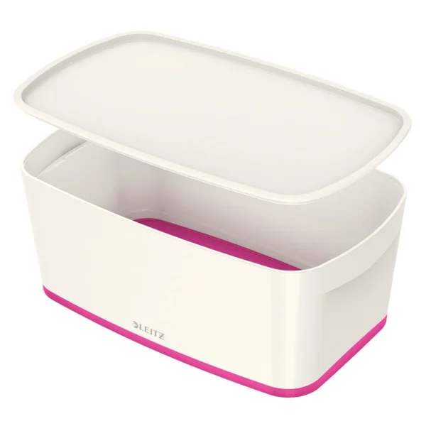 LEITZ SAKLAMA KUTUSU MYBOX KÜÇÜK L-5229 PEMBE