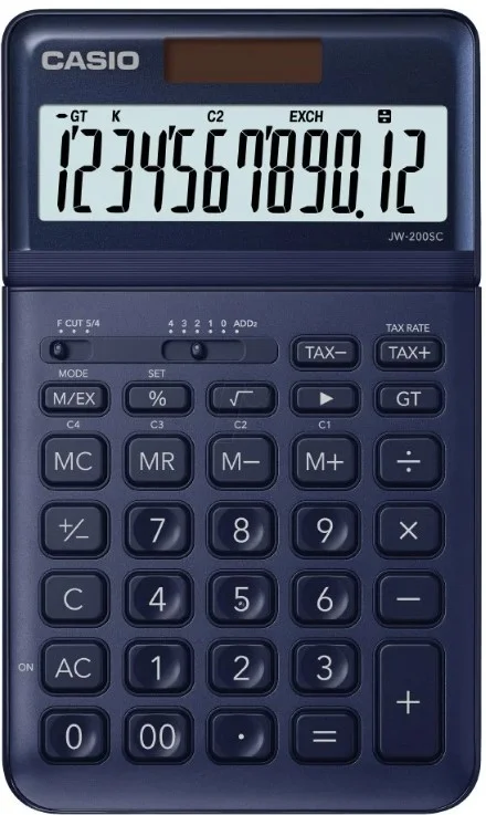 CASIO HESAP MAKİNESİ MASAÜSTÜ JW-200SC-NY LACİ