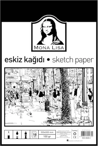 SÜDOR ESKİZ KAĞIDI 35X50 100G 10 YP MN08-2