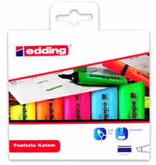 EDDING FOSFORLU KALEM E-344 5 Lİ POŞET