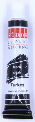 SÜDOR YAĞLI BOYA 8,5 ML SİYAH SD700-14
