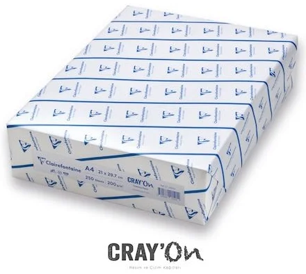 CLAIREFONTAINE RESİM KAĞIDI CRAY'ON A4 200 GR CT215521