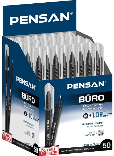HB PENSAN BÜRO TÜKENMEZ 1MM 2270 SİYAH 50 Lİ