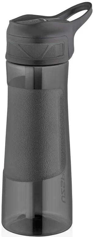 UZSPACE MATARA TRITAN PİPETLİ 9002 670 ML SİYAH