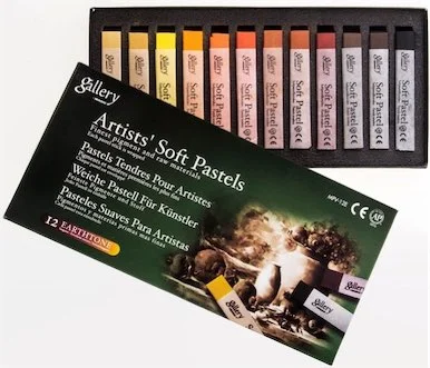 MUNGYO PASTEL BOYA GALLERY SOFT KÖŞELİ 12 Lİ TOPRAK RENKLER MPV-12 E
