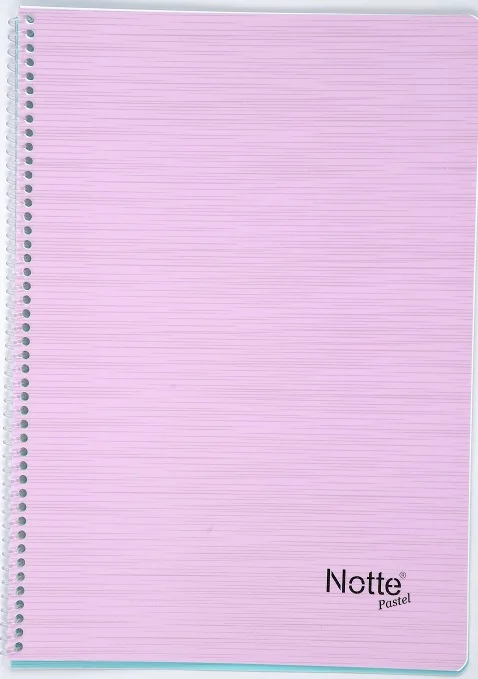 NOTTE DEFTER A4 PASTEL SPR. PP 80YP. KAR. 60-332