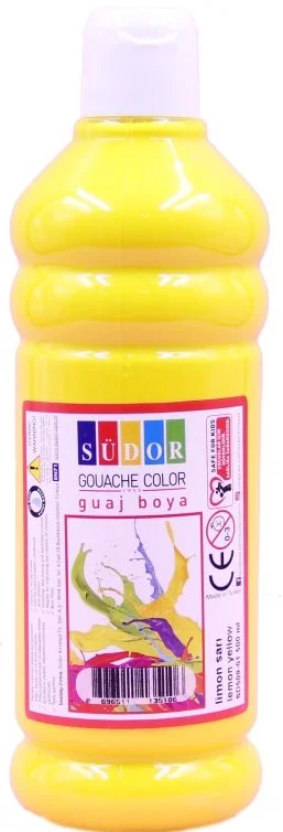 SÜDOR GUAJ BOYA 500 ML LİMON SARI SD509-01