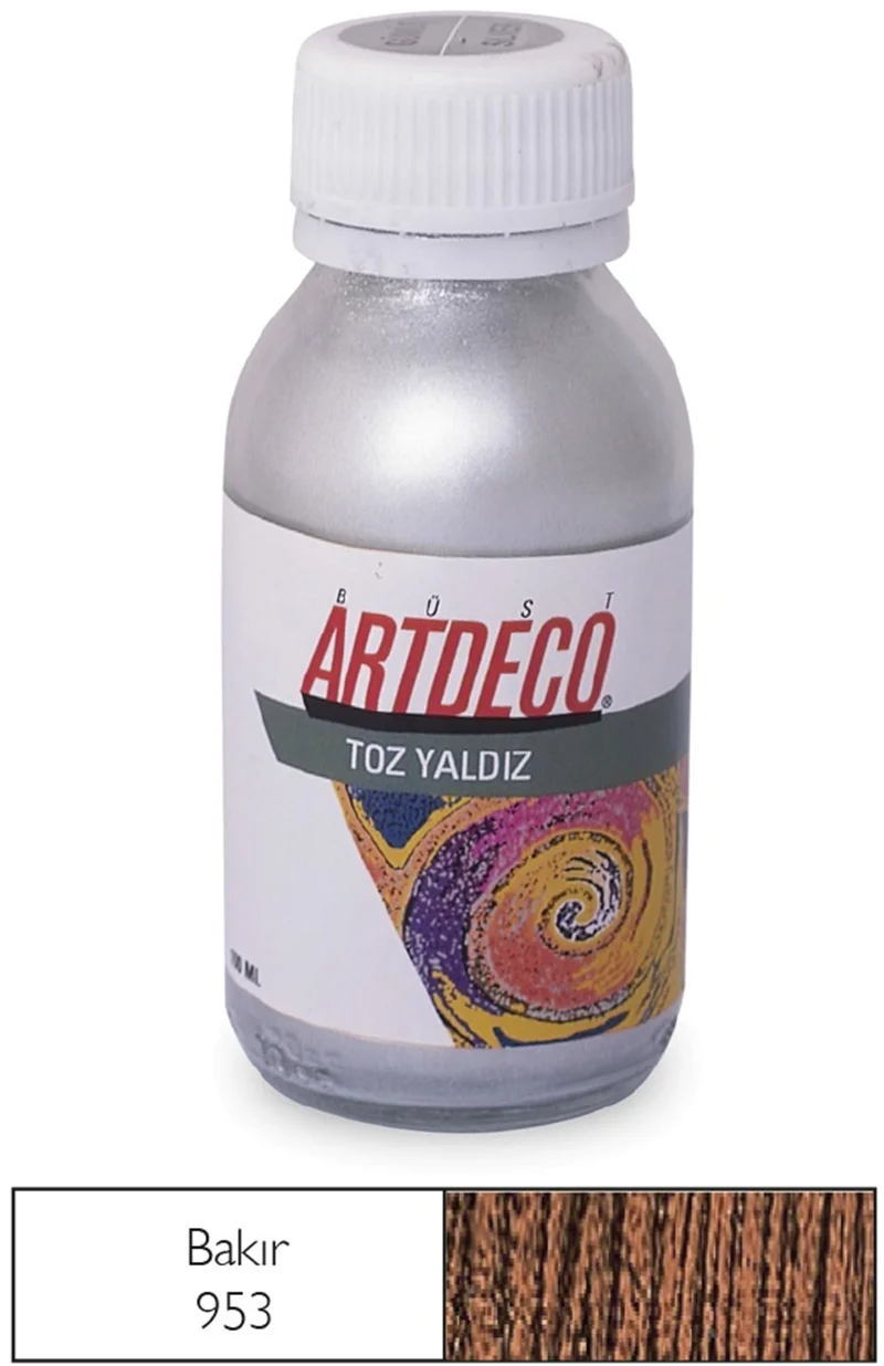 ARTDECO TOZ YALDIZ 100 ML BAKIR Y-090D-953