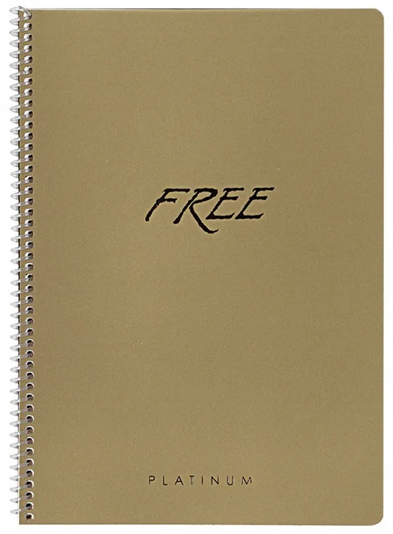 KESKİN DEFTER FREE PLATİNUM A4 PP KAPAK SPİRALLİ 100 YP. KARELİ 320342