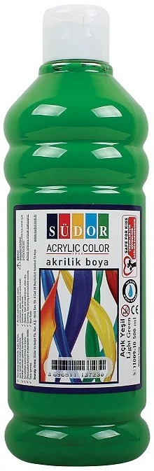SÜDOR AKRİLİK BOYA 500 ML A.YEŞİL SD1009-10