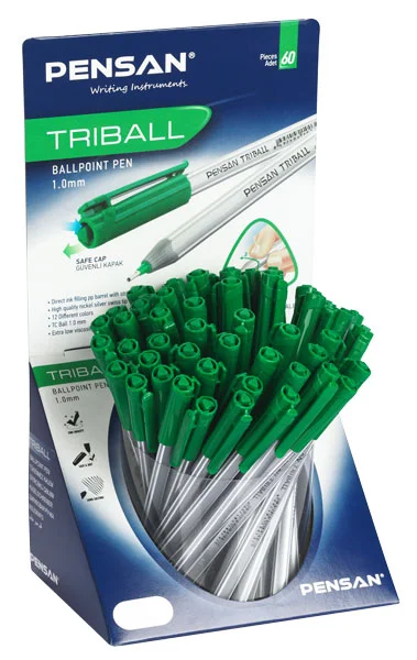 PENSAN TÜKENMEZ KALEM TRIBALL 1.0 1003 60 LI YEŞİL