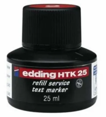 EDDING FOSFORLU KALEM MÜREKKEBİ 25 ML E-HTK25 KIRMIZI