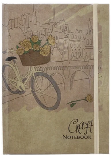 LİZ DEFTER KRAFT SERT K. LASTİKLİ IVORY ÇİZGİLİ KF129Ç