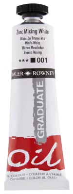 DALER ROWNEY YAĞLI BOYA GRADUATE GRAD SERİSİ 38 ML ZINC MIX.WHITE 117038001