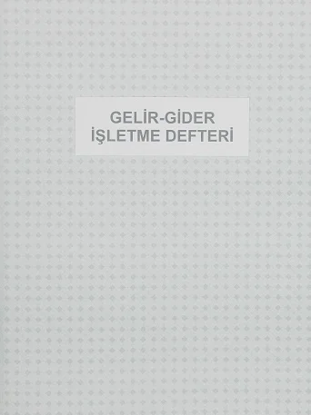 DİLMAN GELİR-GİDER İŞLETME DEFTERİ KARTON KAPAK 20.5x28 48 YP NUMARALI 7104
