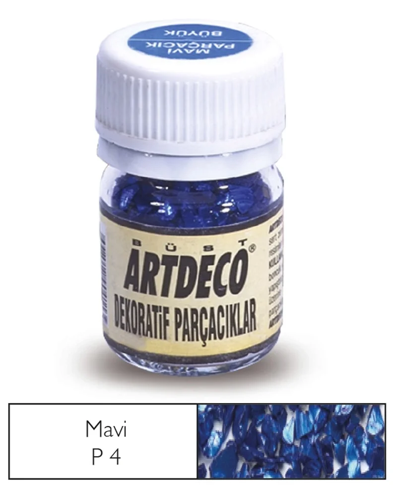 ARTDECO DEKOPAJ PARÇACIK 25 ML MAVİ Y-029A-P4