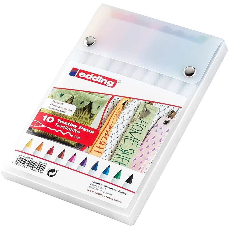 EDDİNG 4600 10 RENK T-SHIRT-TEKSTİL MARKER
