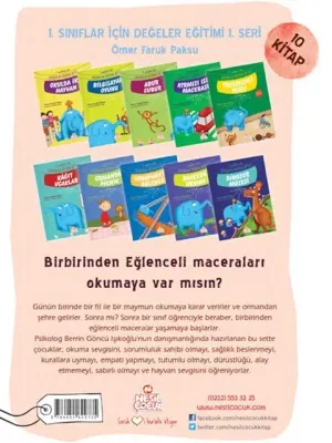NESİL ÇOCUK - DEĞERLER EĞİTİMİ SETİ-1 1. SINIF 10 KİTAP