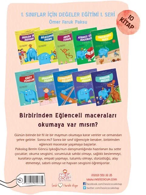 NESİL ÇOCUK - DEĞERLER EĞİTİMİ SETİ-1 1. SINIF 10 KİTAP