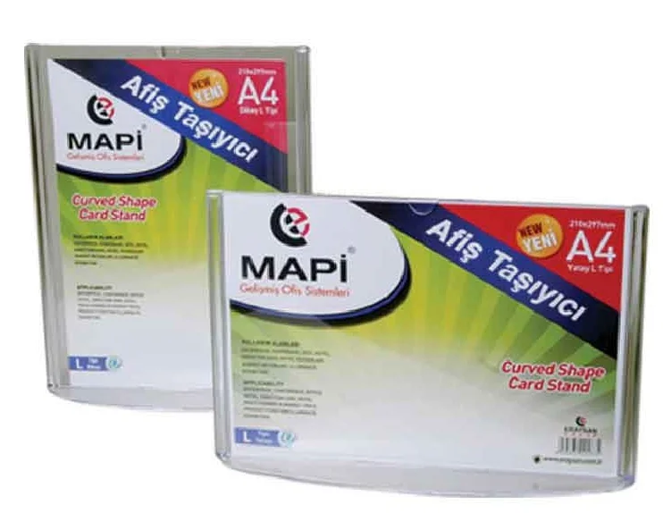 MAPİ AFİŞ TAŞIYICI T TİPİ 148x210 A5 DİK.534 20 05