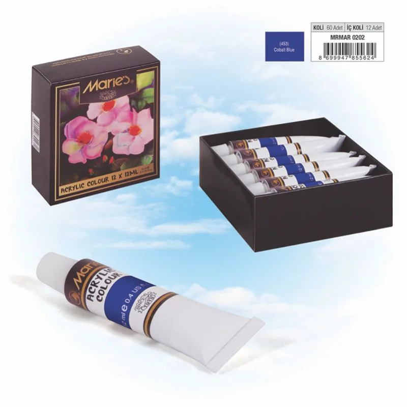 MARIES AKRİLİK BOYA 12 ML 453 COBALT BLUE