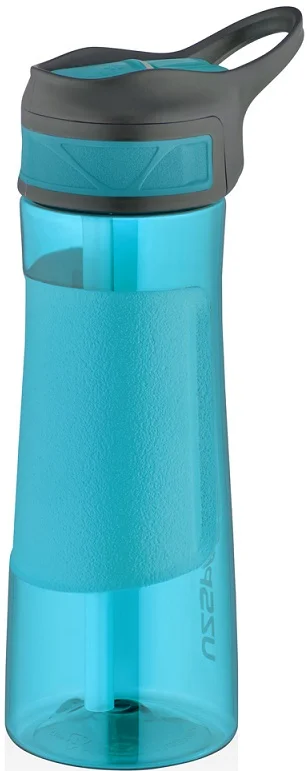 UZSPACE MATARA TRITAN PİPETLİ 9002 670 ML TURKUAZ
