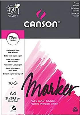 CANSON MARKER BLOĞU LAYOUT A4 70 GR 70 SF 200297231