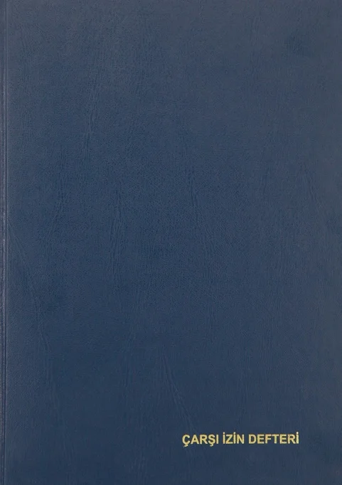 DİLMAN ÇARŞI İZİN DEFTERİ CİLTLİ 20x28 96 YP 5352
