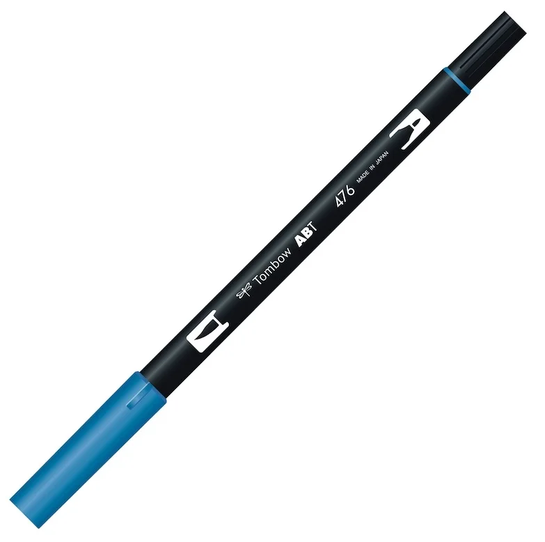 TOMBOW AB-T DUAL BRUSH PEN GRAFİK KALEMİ CYAN (476) T-AB-T 476
